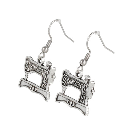 Singer Sewing Machine Earrings