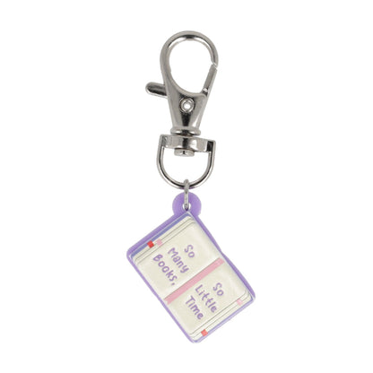 So Many Books Keyring/Book Charm