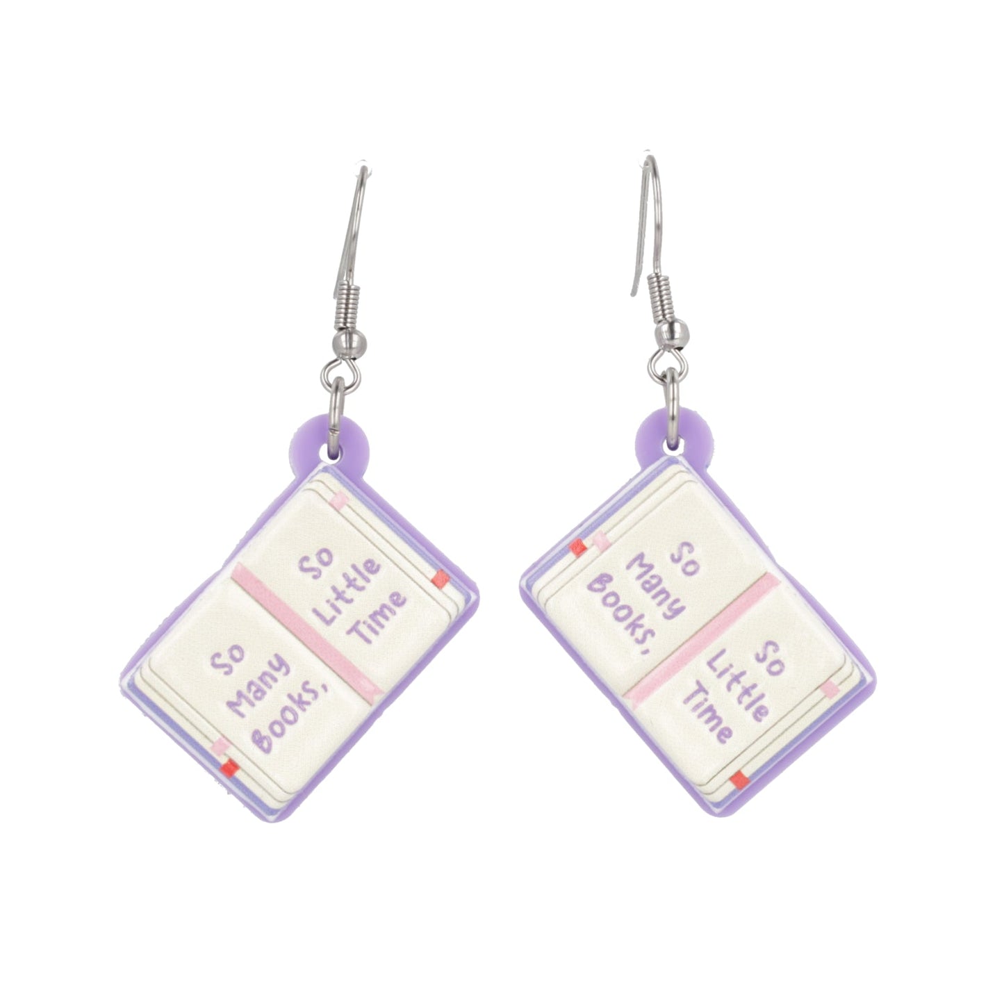 So Many Books Earrings