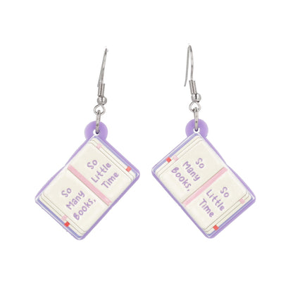 So Many Books Earrings