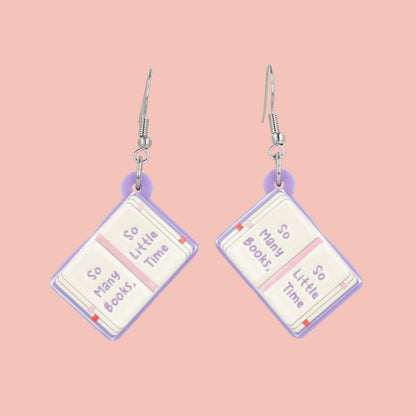 So Many Books Earrings