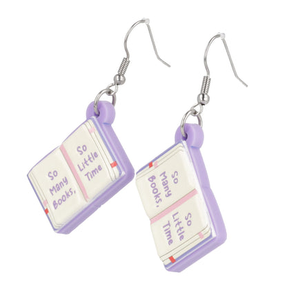 So Many Books Earrings