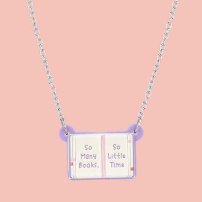 So Many Books Necklace