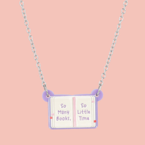 So Many Books Necklace