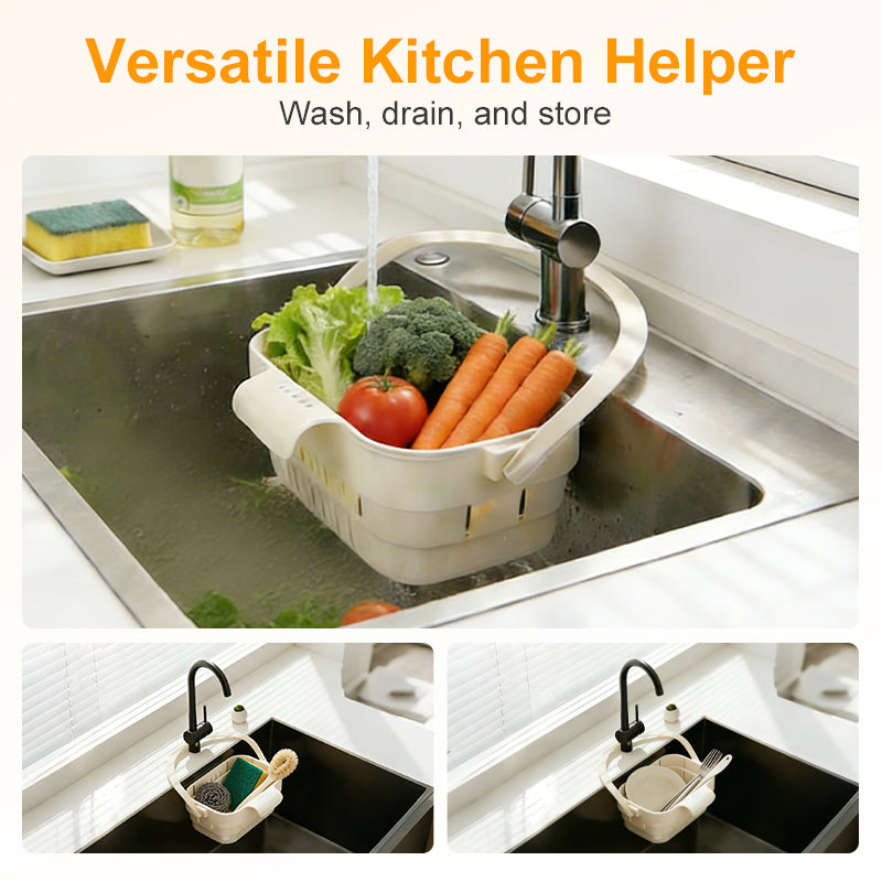 ü•¶40% OFF!üçÖCollapsible Faucet-Hanging Sink Strainer Basket