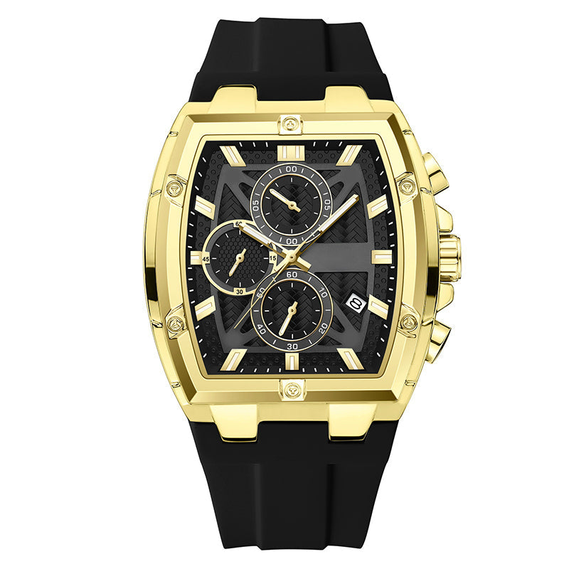 üî•Modern Barrel-Shaped Case Watch for Men