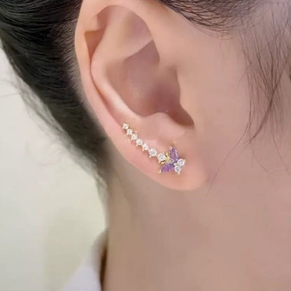üíïSparkling Butterfly Crawler Earrings