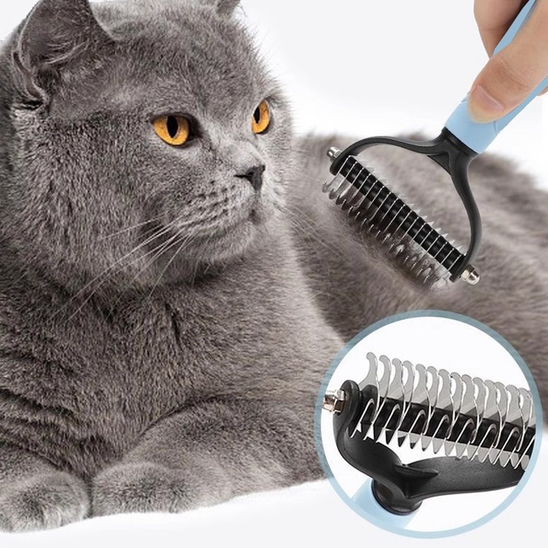 ‚è∞LAST DAY SALE: üî•Dual-Sided Pet Grooming Comb for Dogs & Cats