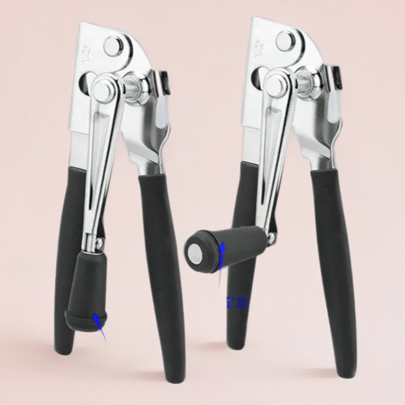 Ergonomic Manual Can Opener with 360¬∞ Rotating Handle
