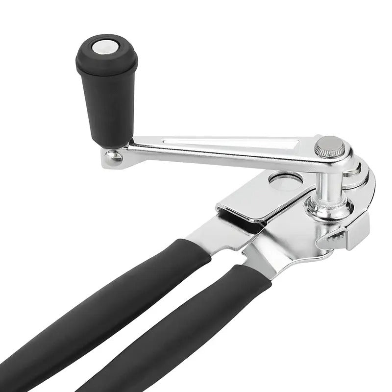 Ergonomic Manual Can Opener with 360¬∞ Rotating Handle