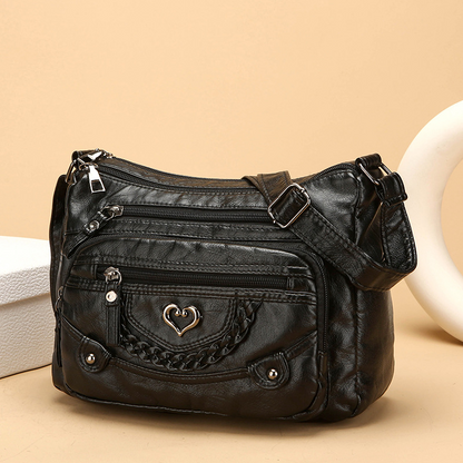 üì¢üì¢ Women's Soft PU Leather Multi-Pocket Crossbody Bag