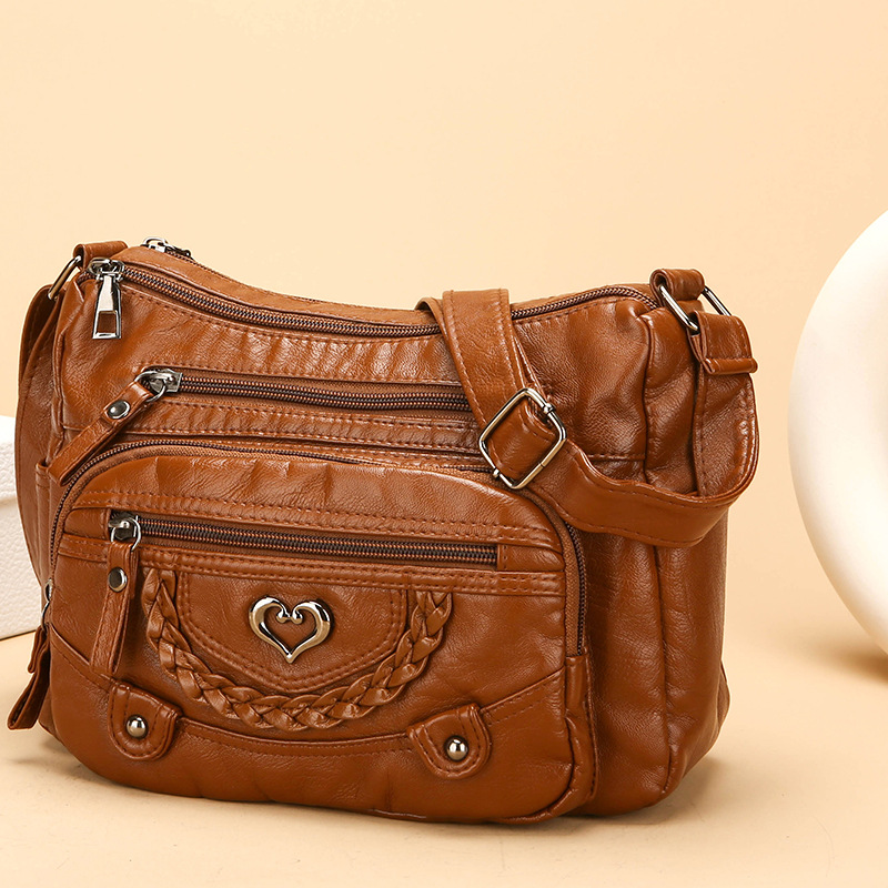 üì¢üì¢ Women's Soft PU Leather Multi-Pocket Crossbody Bag