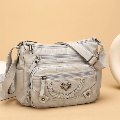 üì¢üì¢ Women's Soft PU Leather Multi-Pocket Crossbody Bag