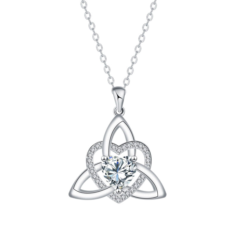 Celtic Knot Heart Pendant Necklaceüíéüìø