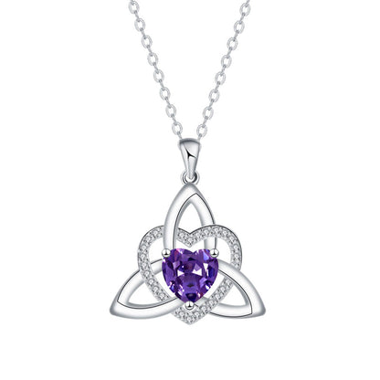 Celtic Knot Heart Pendant Necklaceüíéüìø