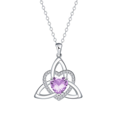 Celtic Knot Heart Pendant Necklaceüíéüìø