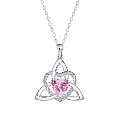 Celtic Knot Heart Pendant Necklaceüíéüìø