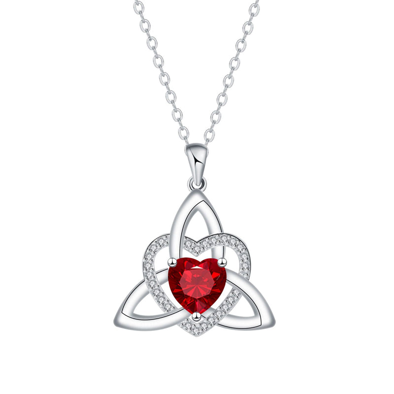 Celtic Knot Heart Pendant Necklaceüíéüìø