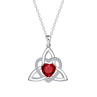 Celtic Knot Heart Pendant Necklaceüíéüìø