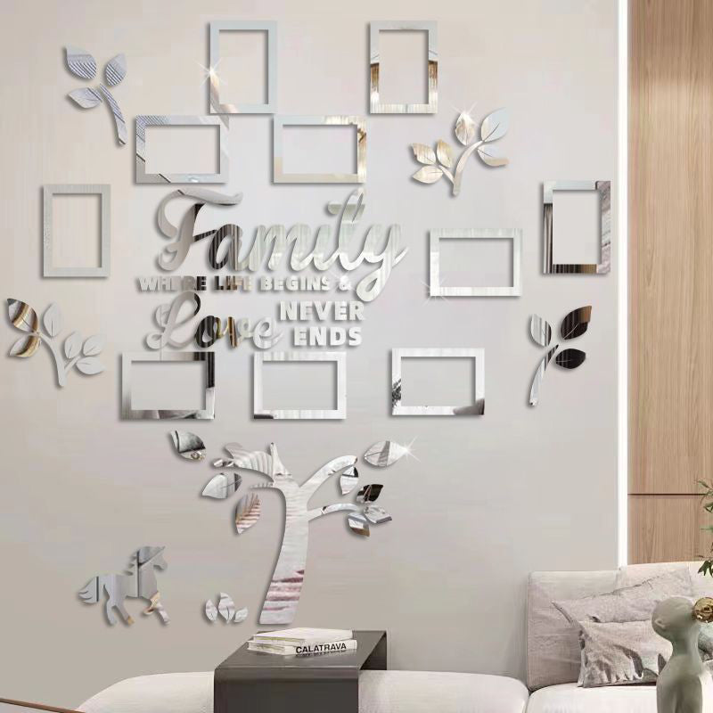 3D Family Tree Photo Frame Wall Stickerüè°üñºÔ∏è