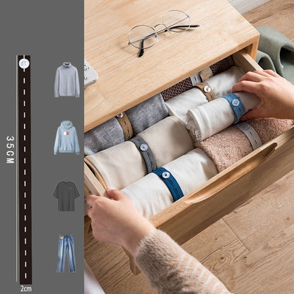 Adjustable Elastic Clothing Organization Bands ‚ú®