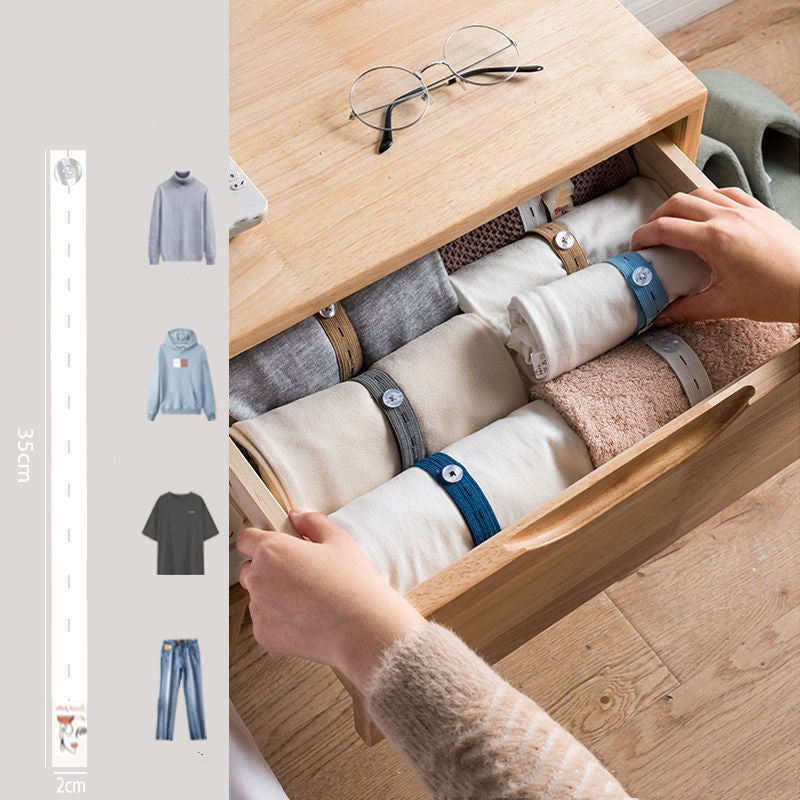 Adjustable Elastic Clothing Organization Bands ‚ú®