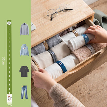 Adjustable Elastic Clothing Organization Bands ‚ú®