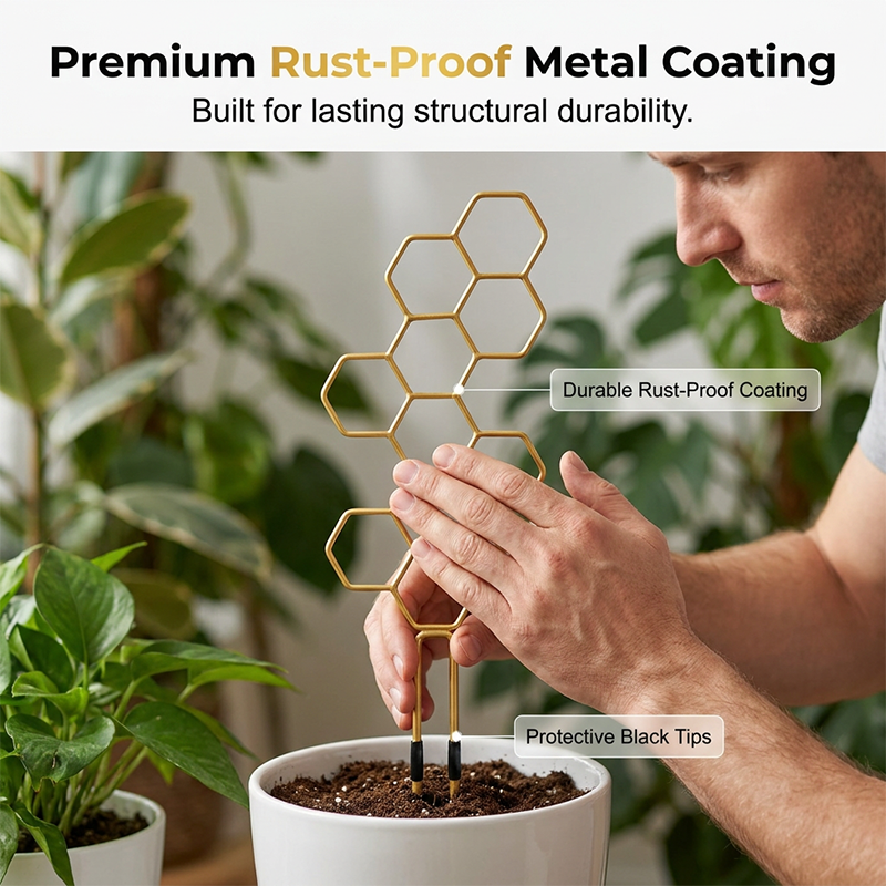 üåøHoneycomb Plant Trellis ‚Äì Rust-Proof, Stackable, Easy Install üêù
