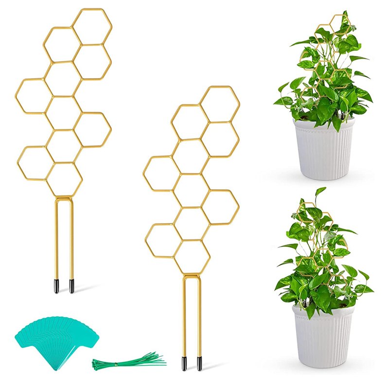 üåøHoneycomb Plant Trellis ‚Äì Rust-Proof, Stackable, Easy Install üêù