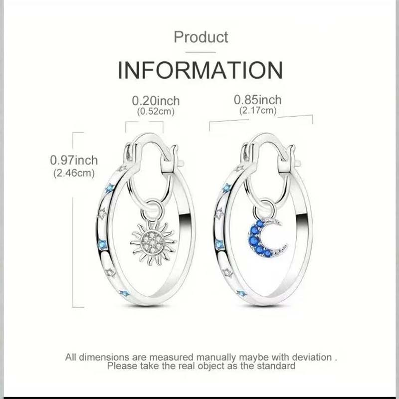 Celestial Double Layer Hoop Earrings ‚ú®