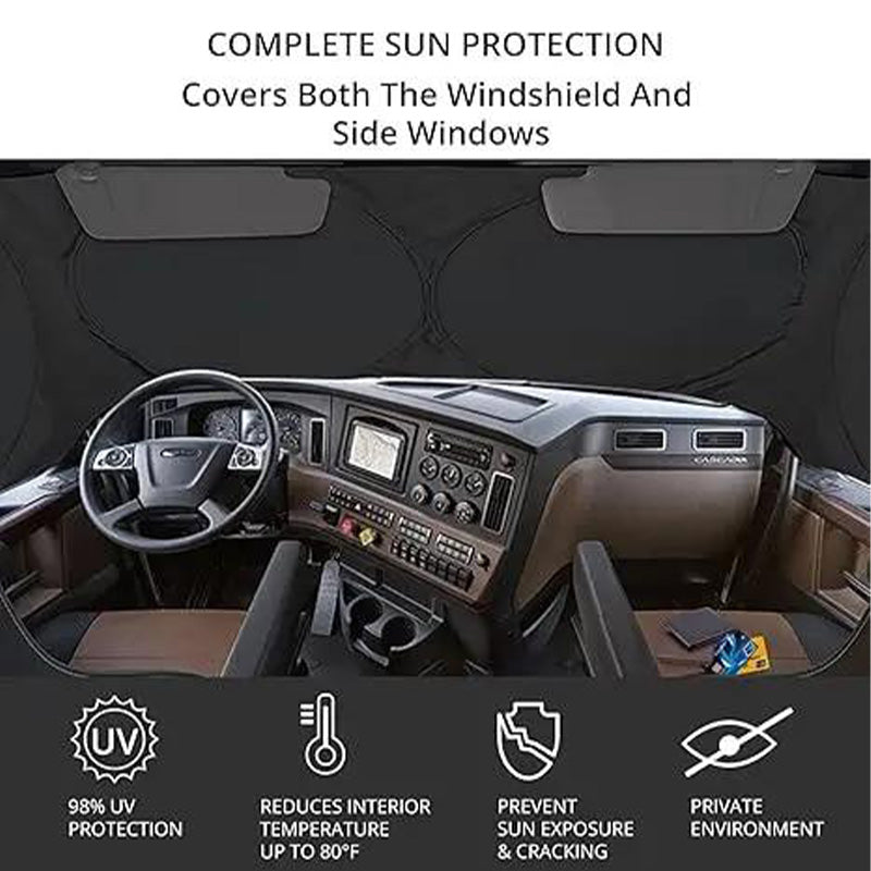 Truck Windshield Sunshade with UV Protection ‚Äì Heavy-duty & heat-reflectiveüõ°Ô∏è