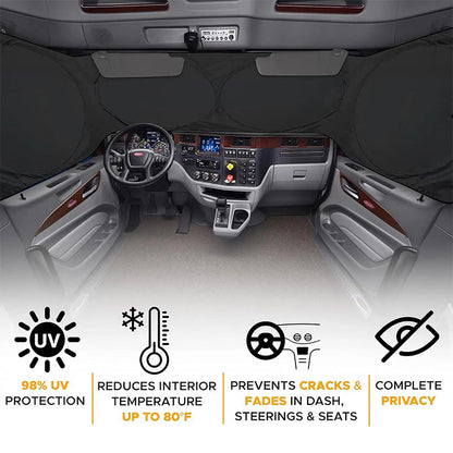 Truck Windshield Sunshade with UV Protection ‚Äì Heavy-duty & heat-reflectiveüõ°Ô∏è