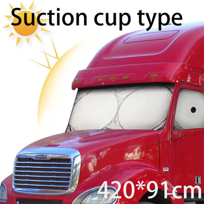 Truck Windshield Sunshade with UV Protection ‚Äì Heavy-duty & heat-reflectiveüõ°Ô∏è