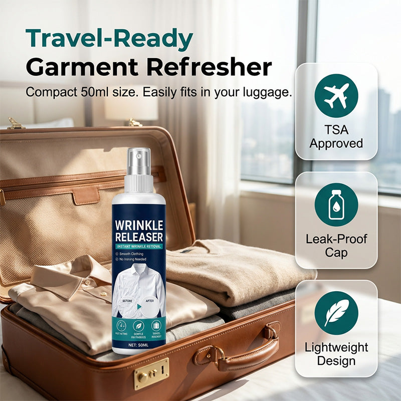 üëî‚ú® Instant wrinkle release ‚Äì no iron, travel-ready, static-free & fresh.