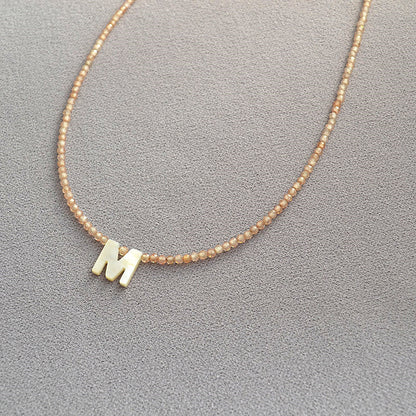 üì¢üì¢40% OFF !! ‚è∞Romantic Initial Beaded Choker Necklace