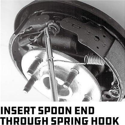 üîß Drum Brake Spring Pliers ‚Äî For Return Springs | Chrome Molybdenum | 215mm
