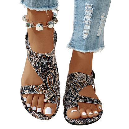 üì¢üì¢40% OFF !! ‚è∞Women's Ethnic Flat Slide Sandals