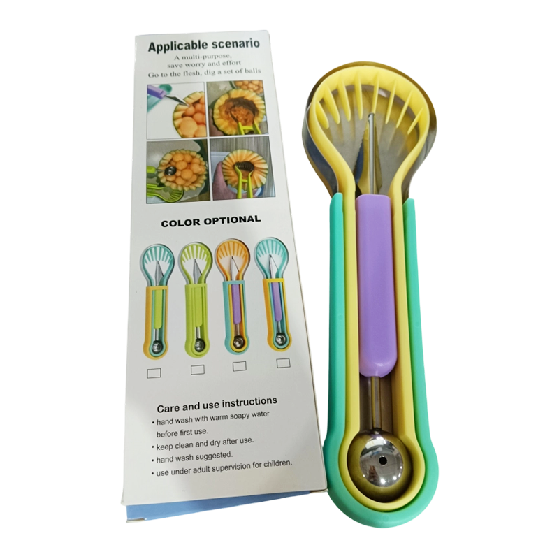 Multi-Functional Fruit Melon Baller Scoop Set üçà