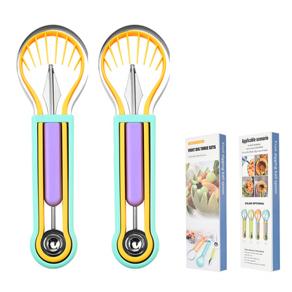 Multi-Functional Fruit Melon Baller Scoop Set üçà