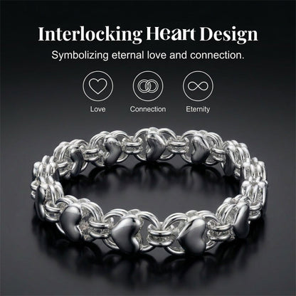 üì¢üì¢40% OFF !! ‚è∞Double Chain Heart Charm Bracelet