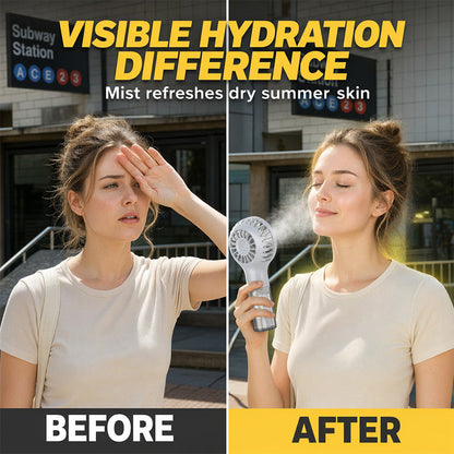 üßäPortable Handheld Mist Cooling Fan ‚ùÑÔ∏è