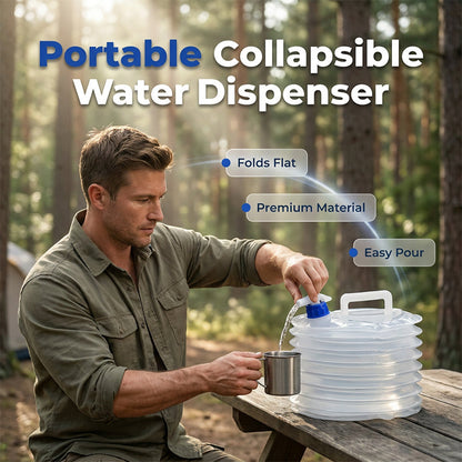 Collapsible Water Container with Spigot ü™£üö∞