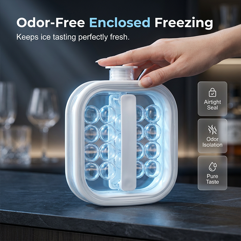 üßäPortable Silicone Ice Ball Maker Kettle