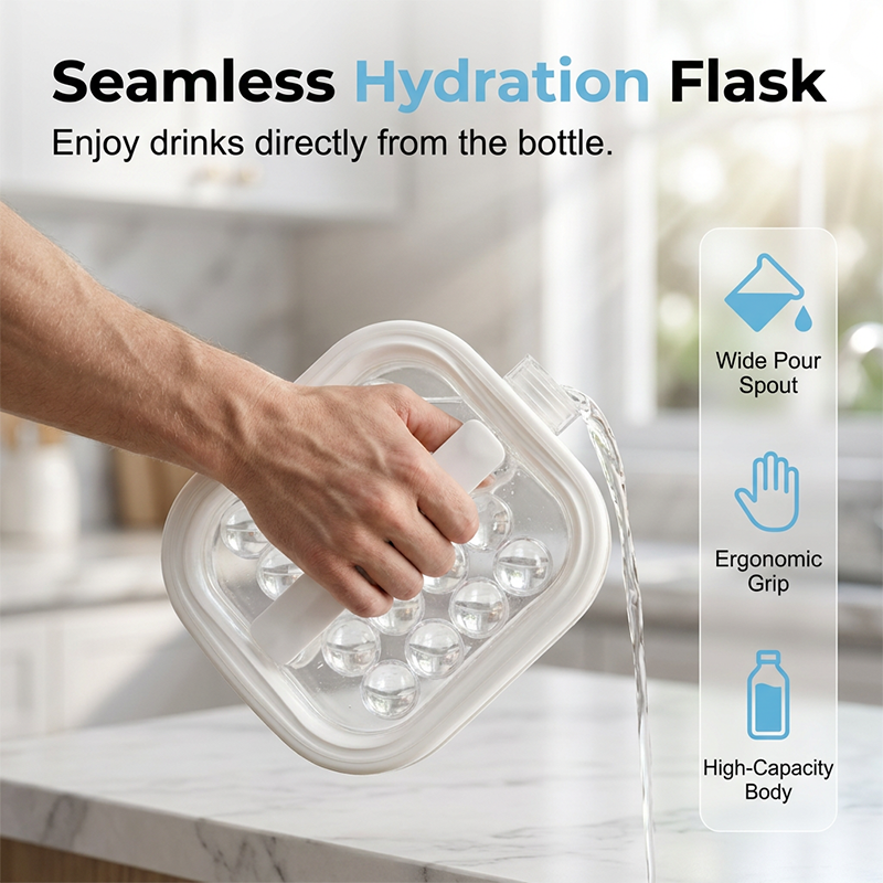 üßäPortable Silicone Ice Ball Maker Kettle