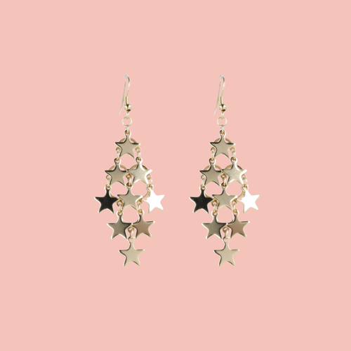 Sky Full Of Stars Earrings (Gold Plated)