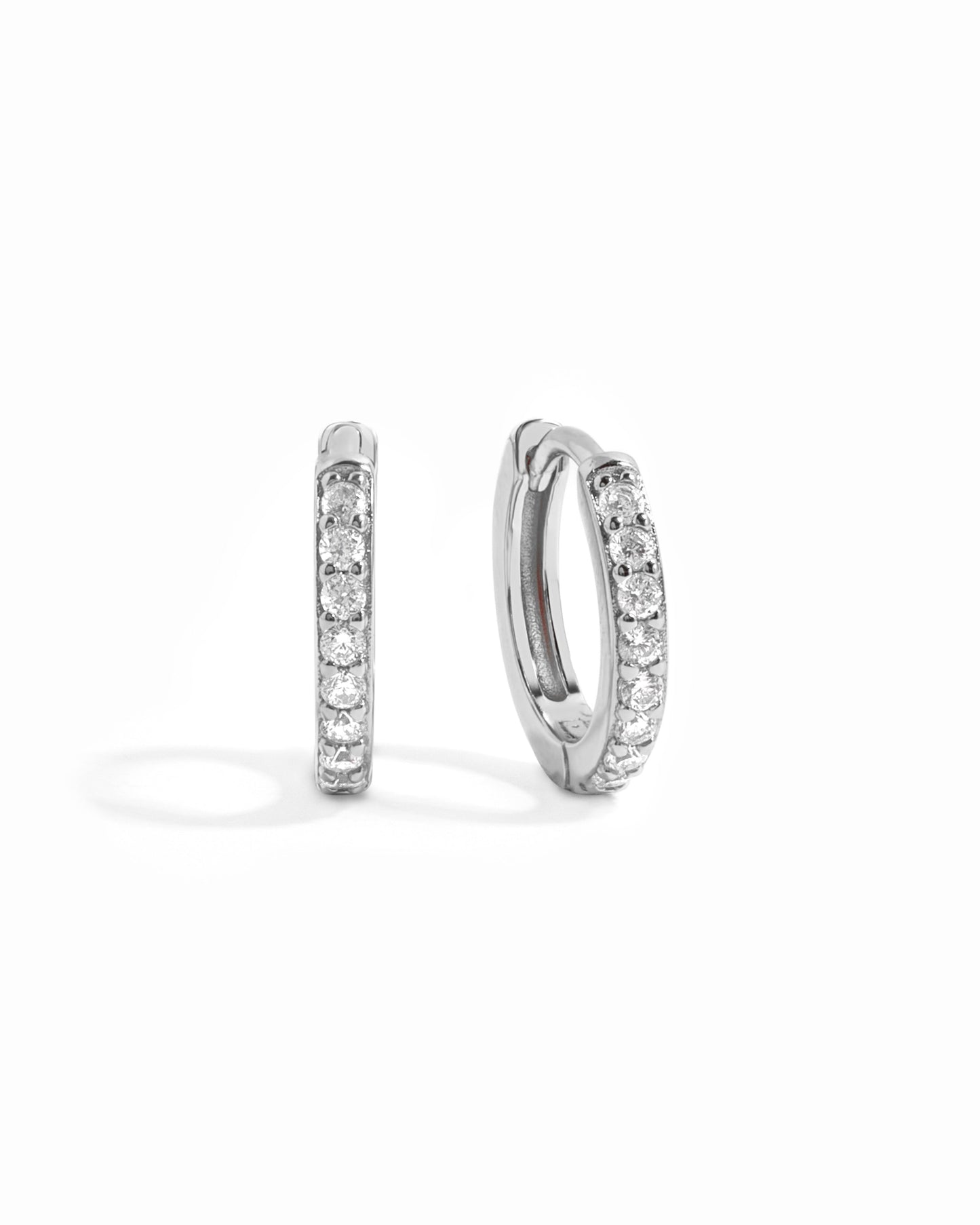 11mm Diamond Huggies (Multiple Sizes Available)
