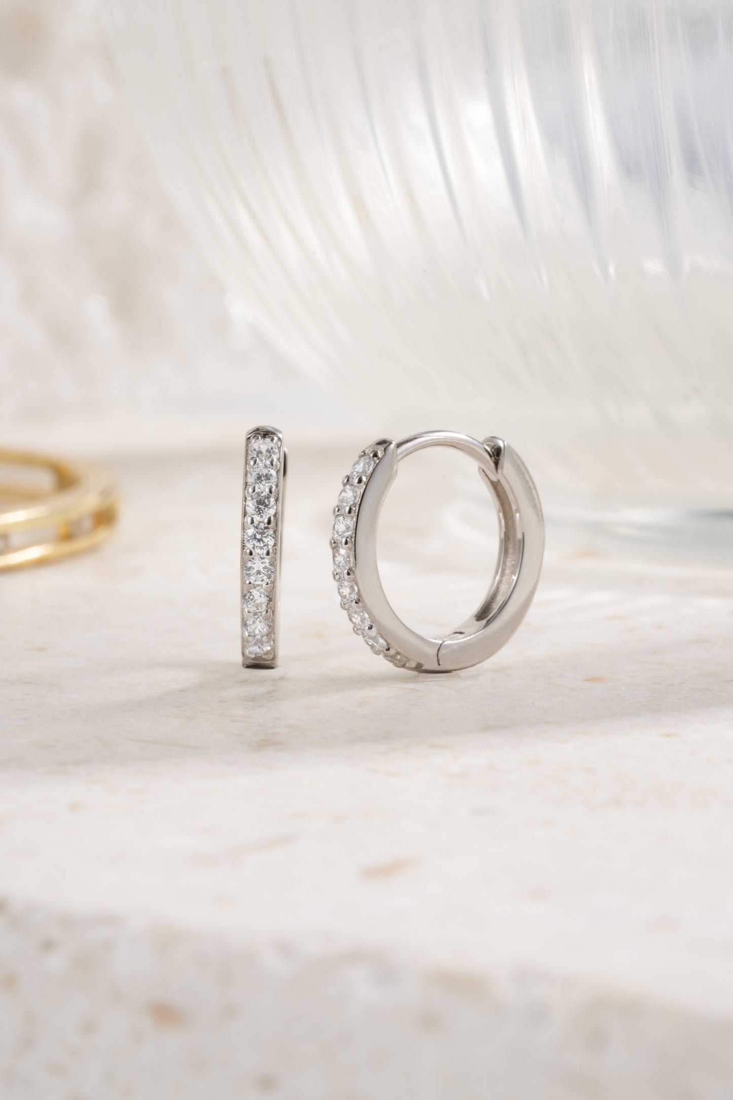 11mm Diamond Huggies (Multiple Sizes Available)