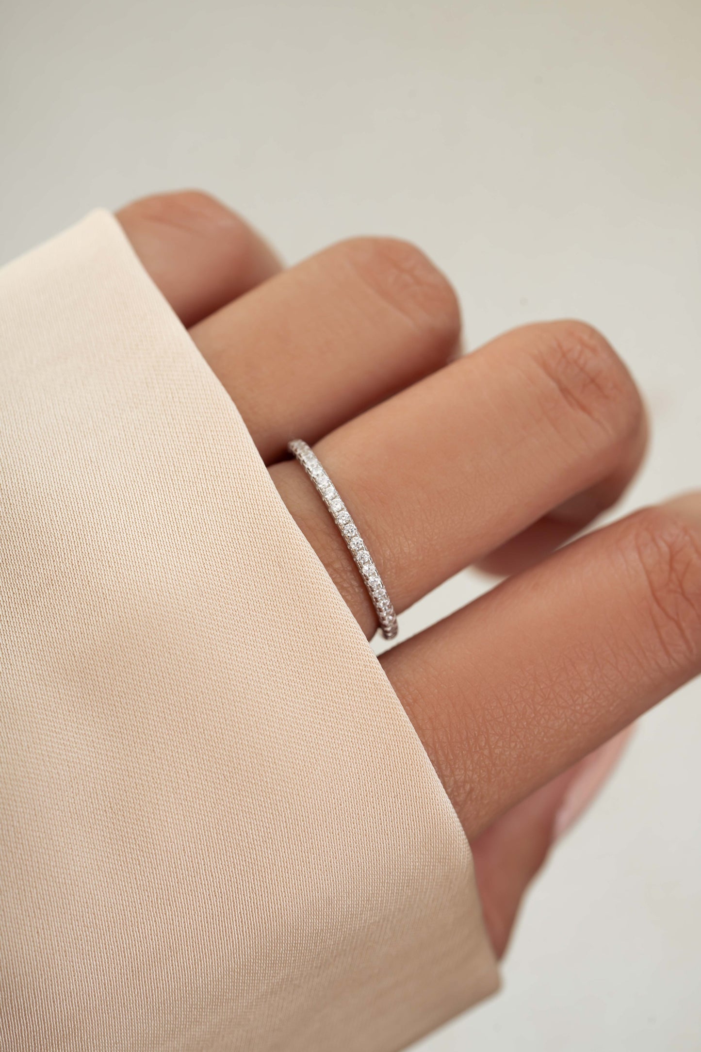 Diamond Birthstone Eternity Rings