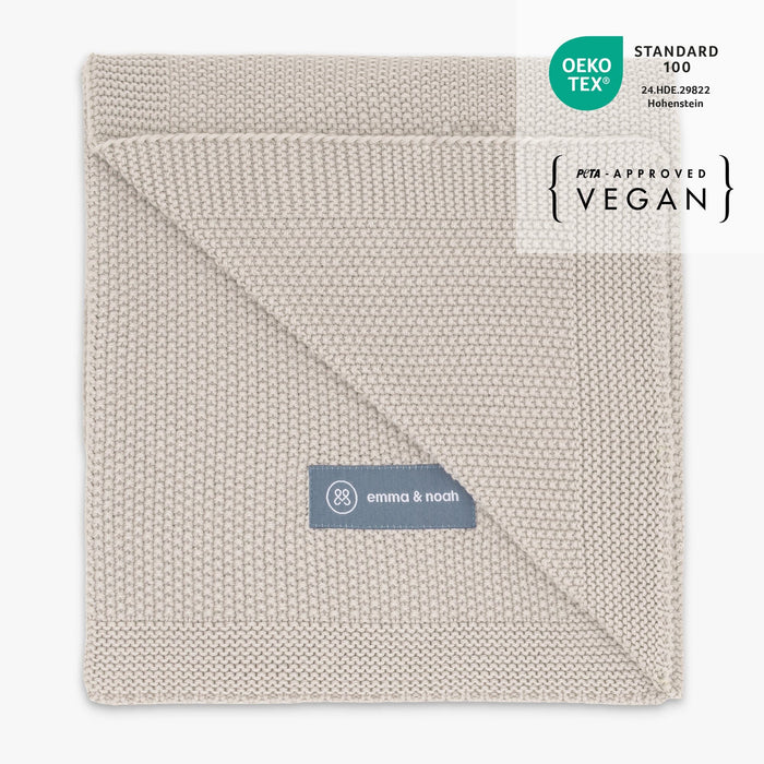 Strickdecke | Essential Beige
