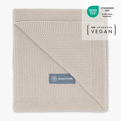Strickdecke | Essential Beige